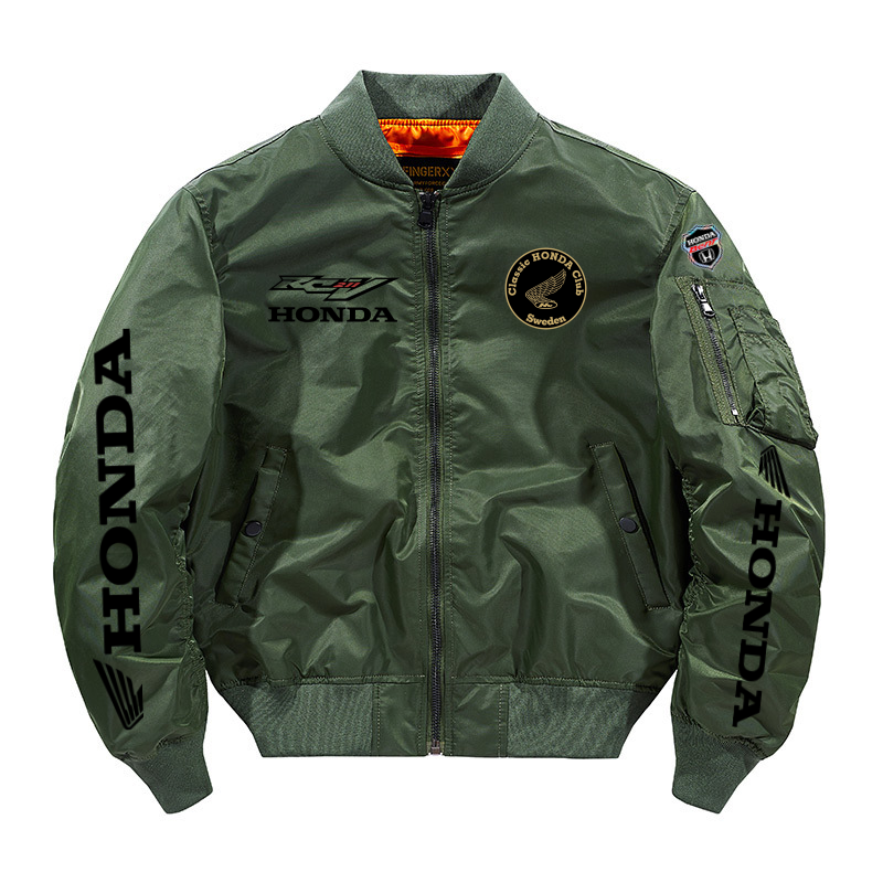 Leather Work Jacket Mens - Honda new men's jacket casual plus