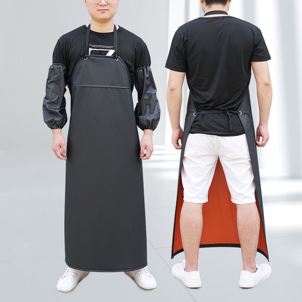 Soft PU Leather Kitchen Apron  - مراجعة Leatherwork Apron وسعره
