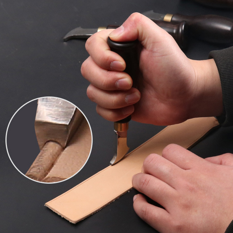 1PCS Leather Shallow Slot Edge - مراجعة Leatherwork Edge Creaser وسعره