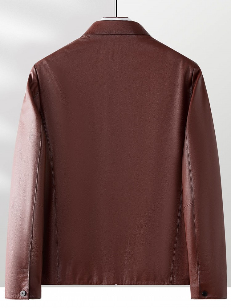 Mens Business Casual Work Cowh - مراجعة Leather Work Jacket Mens وسعره