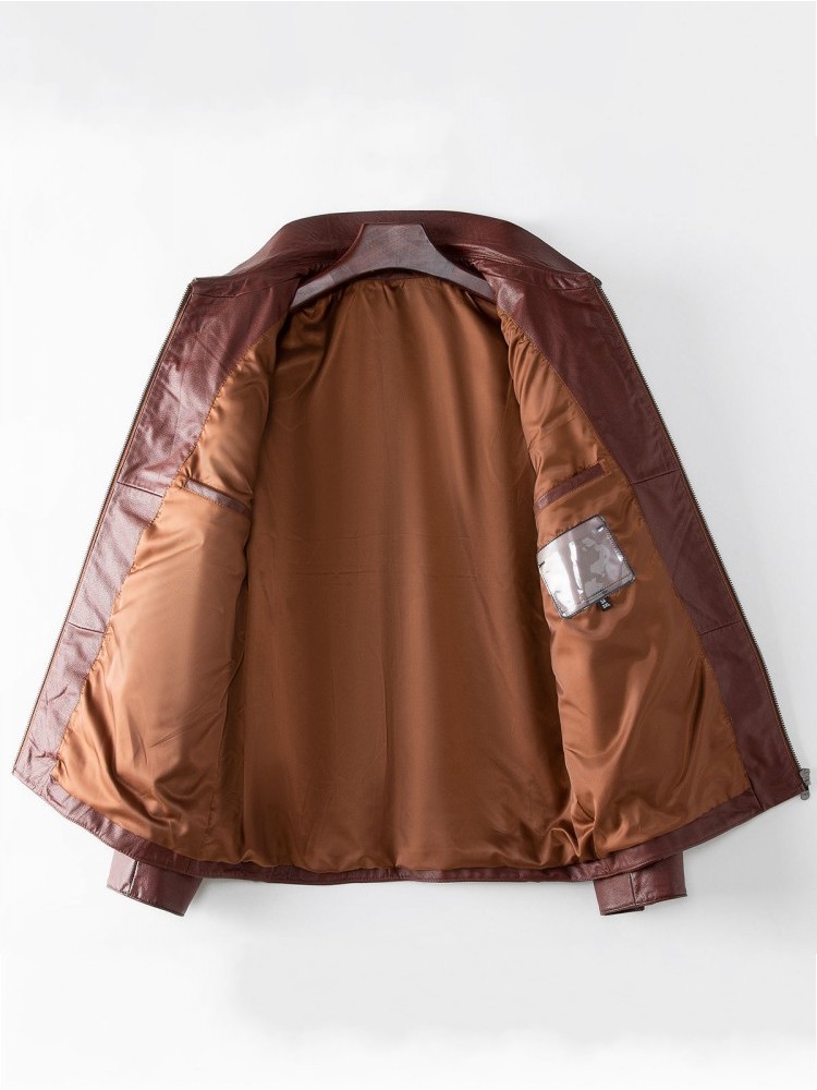 Mens Business Casual Work Cowh - مراجعة Leather Work Jacket Mens وسعره