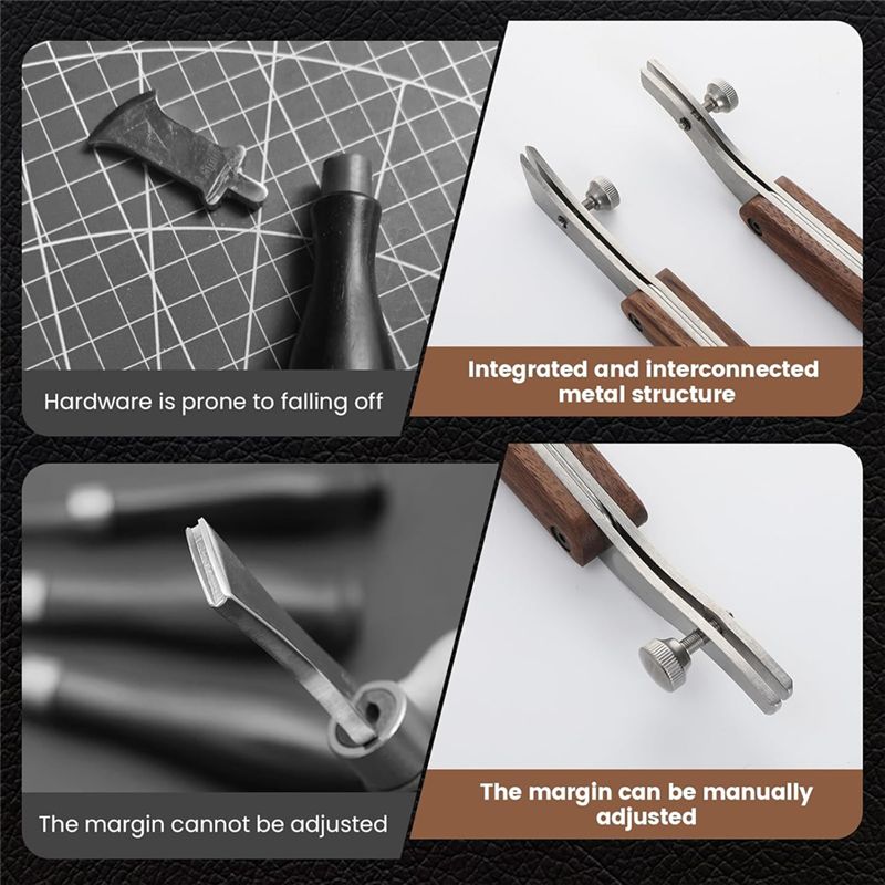A60zadjustable Edge Creaser Fo - مراجعة Leatherwork Edge Creaser وسعره
