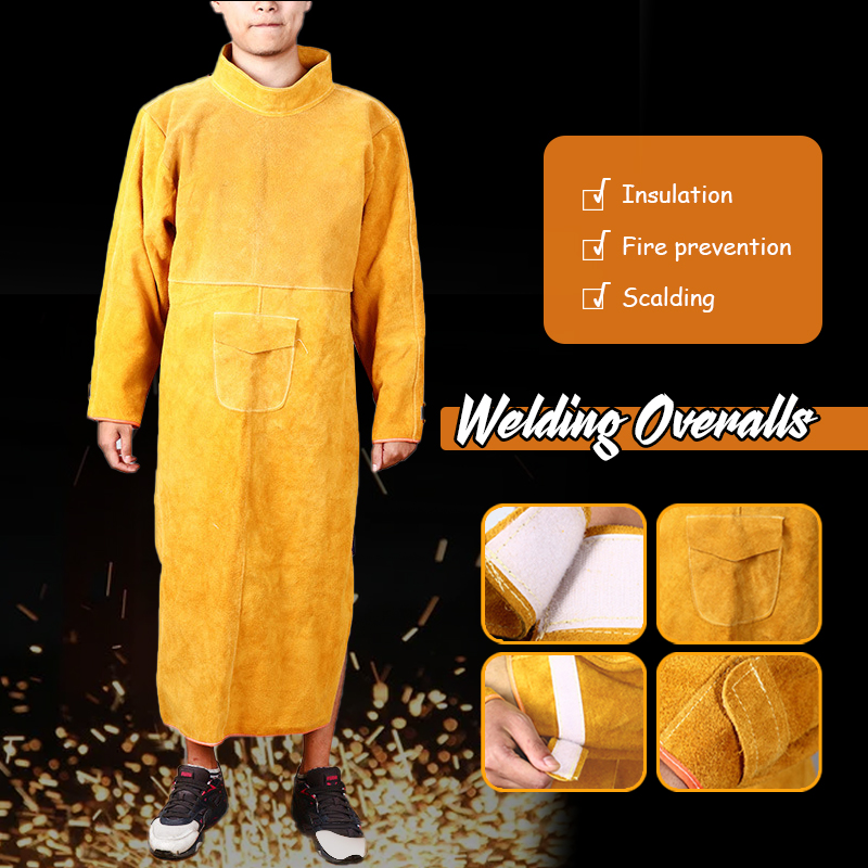 Welder Apron Welding Protectio - مراجعة Leatherwork Apron وسعره