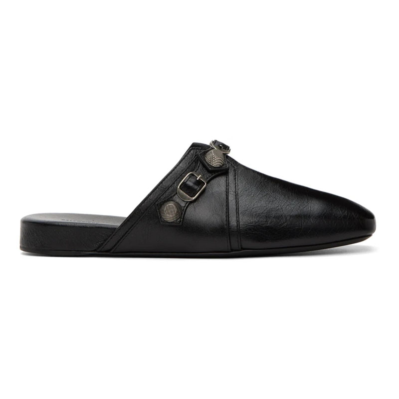 Black Soft Leather Square Toes - مراجعة Leather Work Flats وسعره