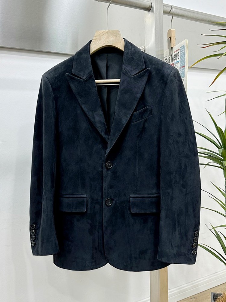 Vintage Suede Sheepskin Elegan - مراجعة Leather Work Jacket Mens وسعره