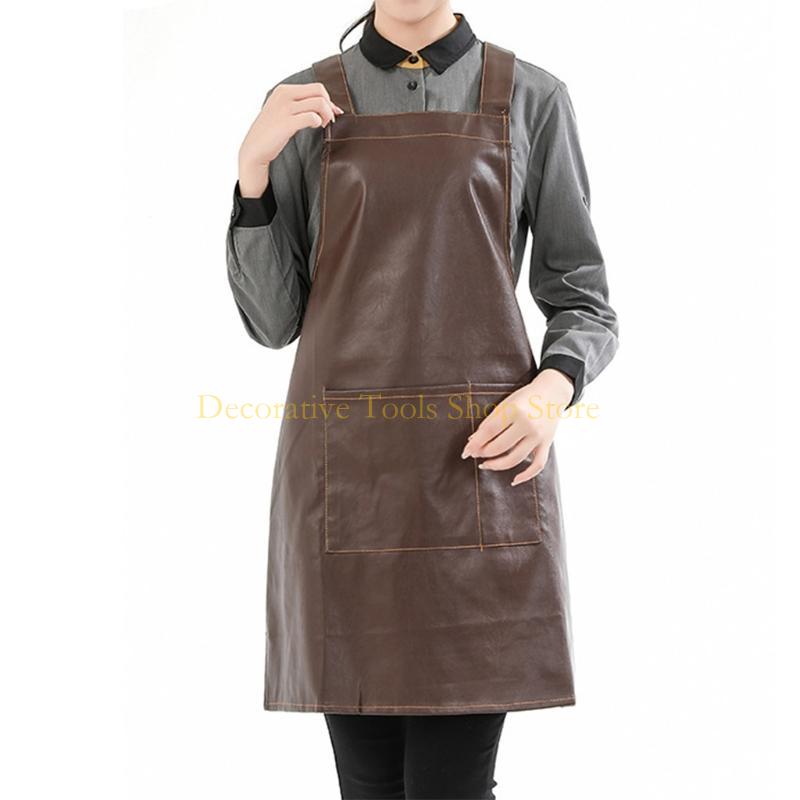 QX2E Artificial Leather Waterp - مراجعة Leatherwork Apron وسعره