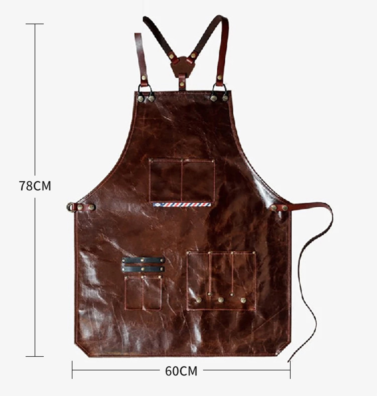 Men's Leather Work Apron with  - مراجعة Leatherwork Apron وسعره