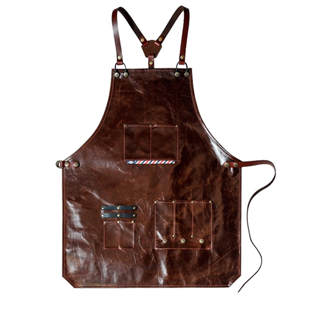 Men's Leather Work Apron with  - مراجعة Leatherwork Apron وسعره