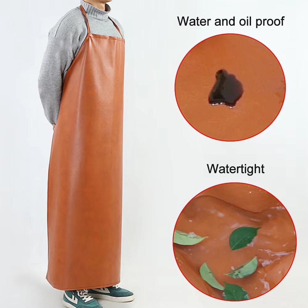Thickened PU Leather Apron 95/ - مراجعة Leatherwork Apron وسعره
