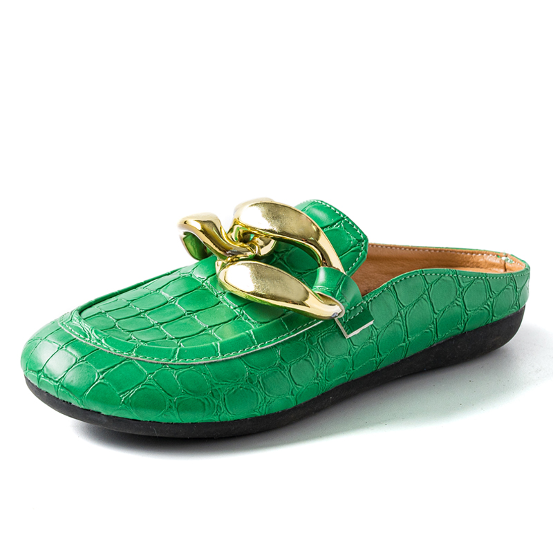 Fashion Women Slippers Plus Si - مراجعة Leather Work Flats وسعره