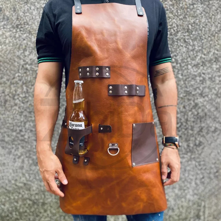 Multi-function Bottle Holder L - مراجعة Leatherwork Apron وسعره