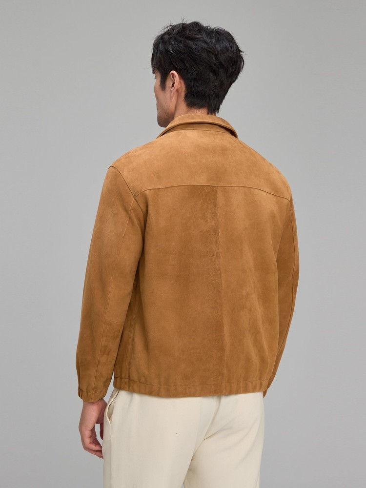 Luxury Mens Soft Natural Suede - مراجعة Leather Work Jacket Mens وسعره