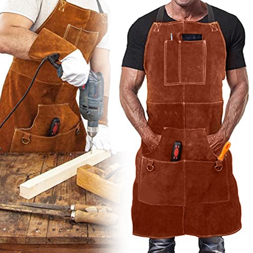 For Welder For Blacksmith Cowh - مراجعة Leatherwork Apron وسعره