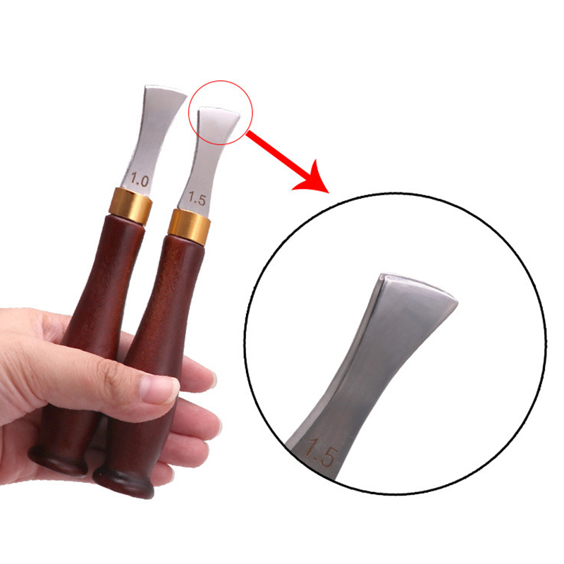 Arch Groove Hot Pressure Leath - مراجعة Leatherwork Edge Creaser وسعره