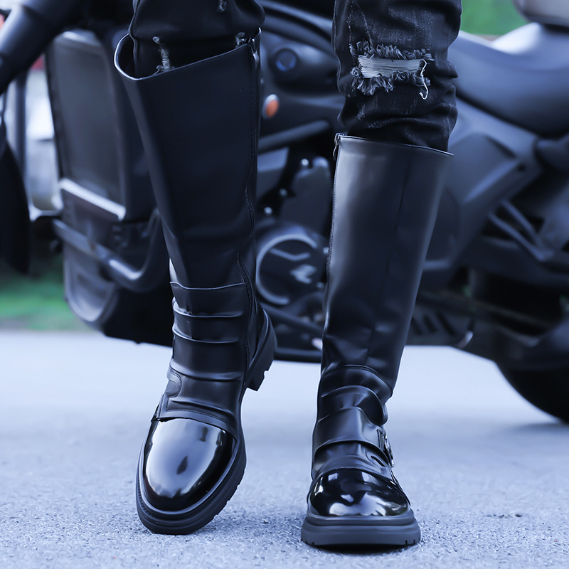 2026 New Men‘s Motorcycle Boot - مراجعة Leather Work Flats وسعره