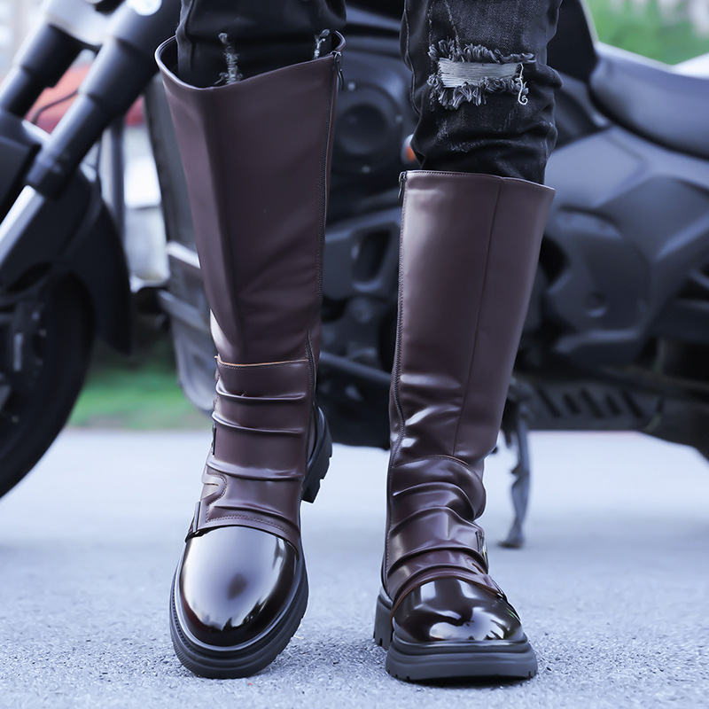 2026 New Men‘s Motorcycle Boot - مراجعة Leather Work Flats وسعره