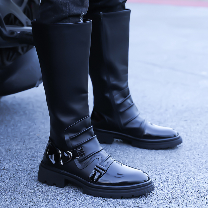 2026 New Men‘s Motorcycle Boot - مراجعة Leather Work Flats وسعره