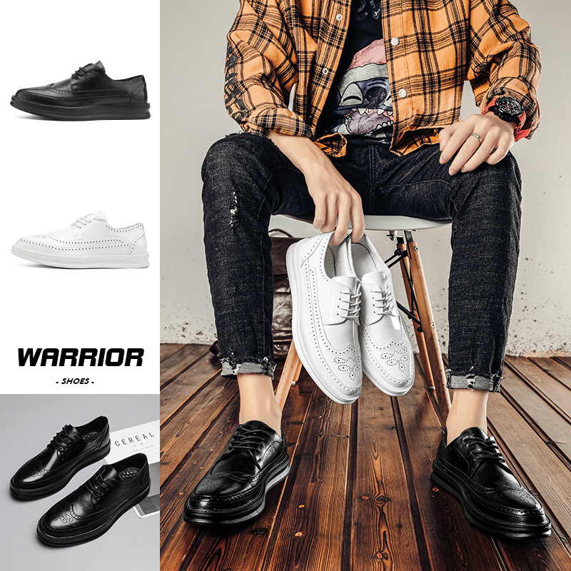 Fashion Derby Leather Men Shoe - مراجعة Leather Work Flats وسعره