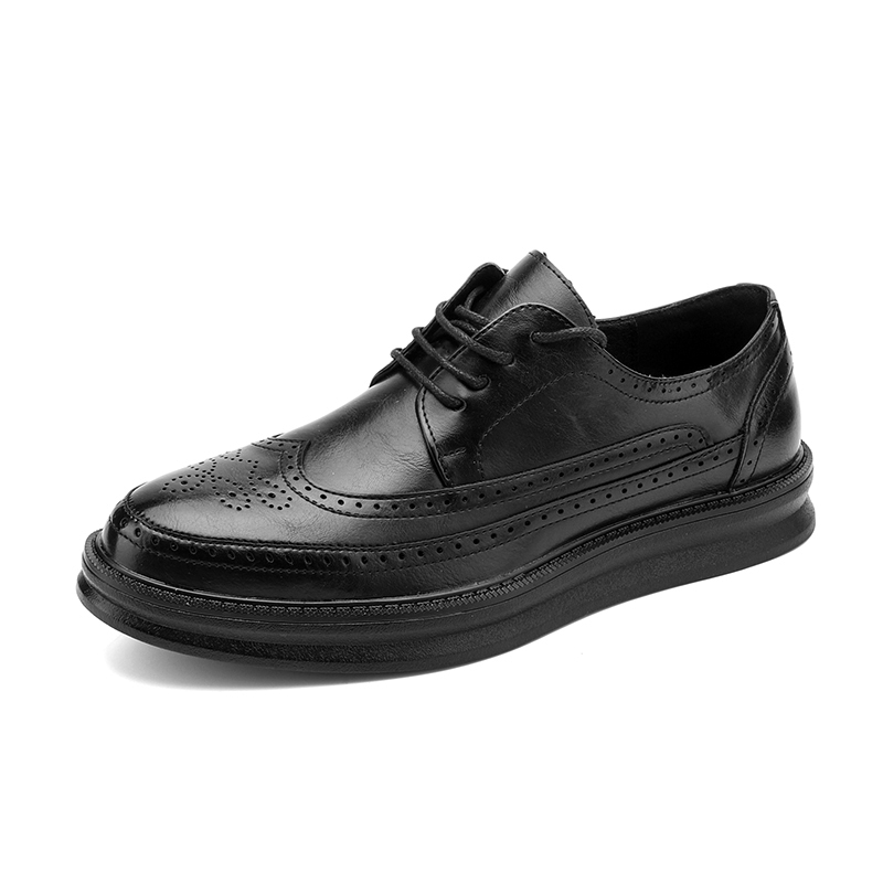 Fashion Derby Leather Men Shoe - مراجعة Leather Work Flats وسعره