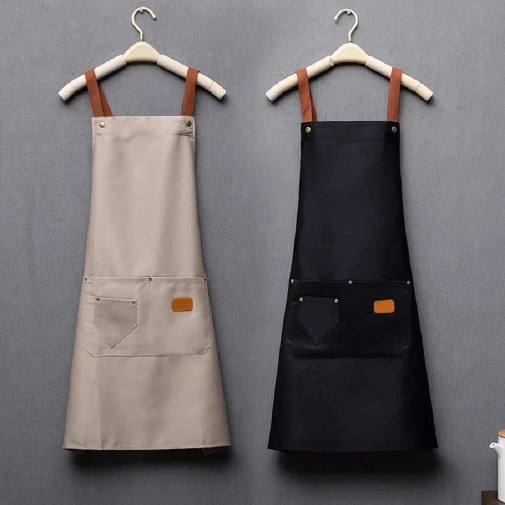 1pcs New Fashion Kitchen Apron - مراجعة Leatherwork Apron وسعره