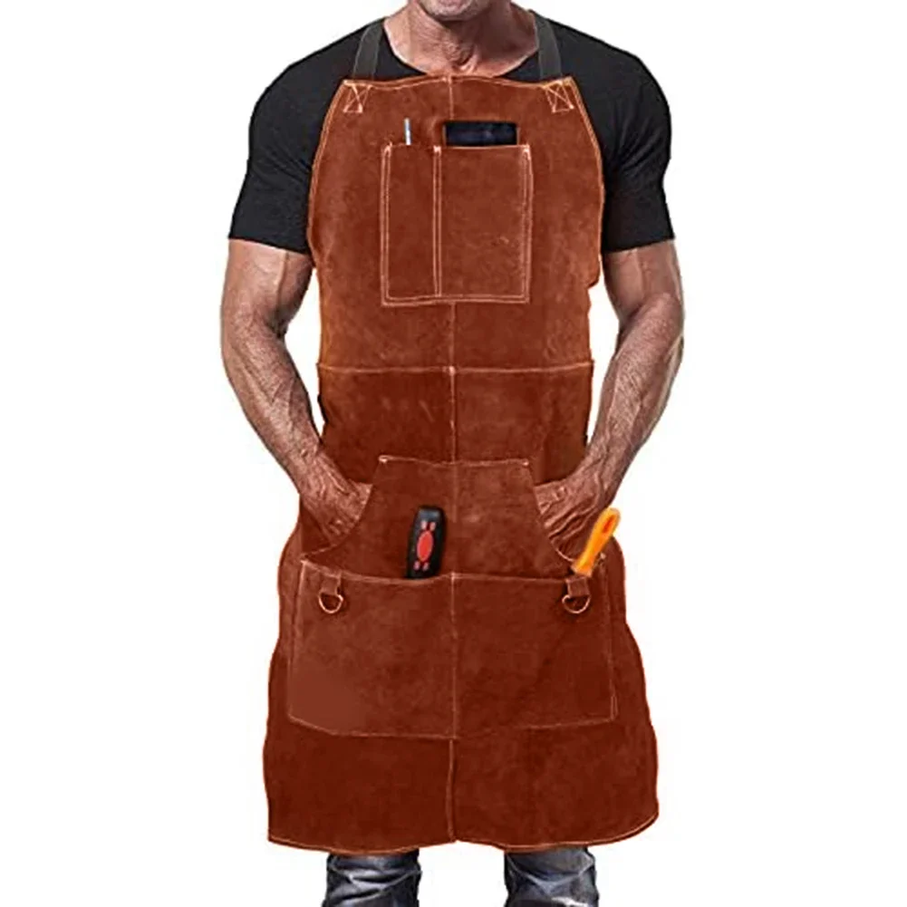Cowhide Leather Industrial Use - مراجعة Leatherwork Apron وسعره