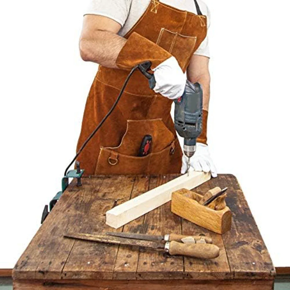 Cowhide Leather Industrial Use - مراجعة Leatherwork Apron وسعره