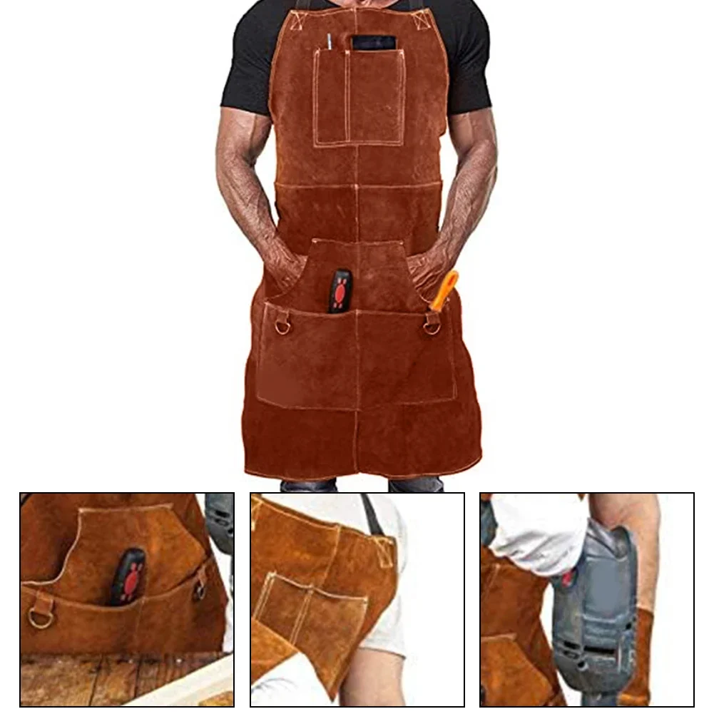 Cowhide Leather Industrial Use - مراجعة Leatherwork Apron وسعره