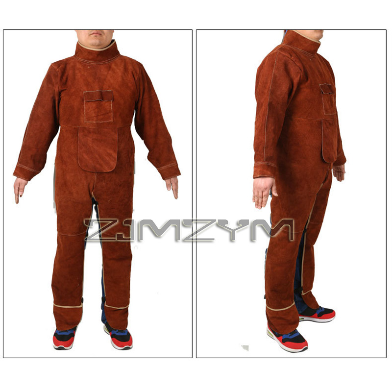 Cowhide Leather Welding Suit W - مراجعة Leatherwork Apron وسعره