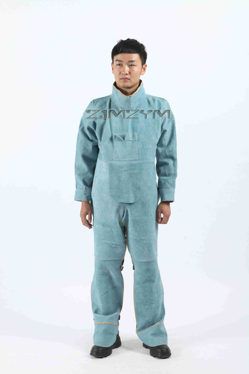 Cowhide Leather Welding Suit W - مراجعة Leatherwork Apron وسعره