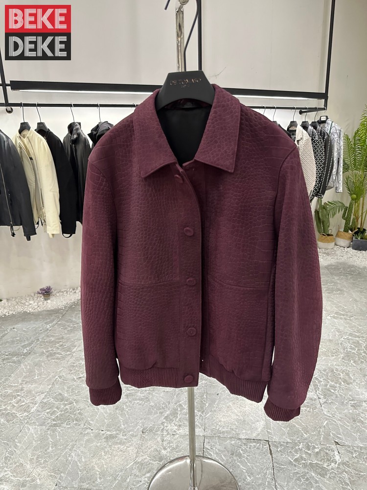 Autumn Outwear Men Business Wo - مراجعة Leather Work Jacket Mens وسعره