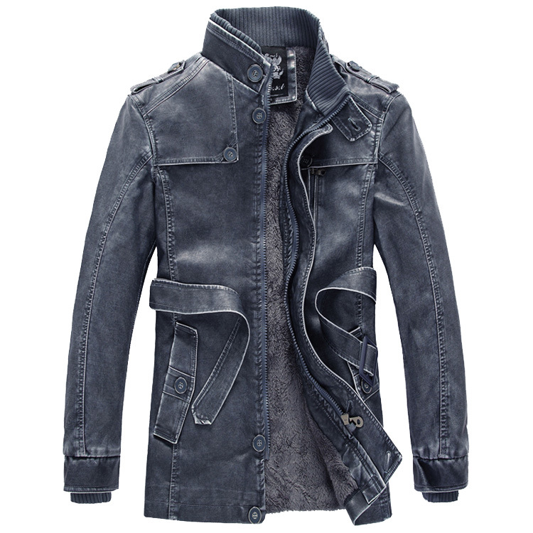 Autumn Motorbike Jacket Men's  - مراجعة Leather Work Jacket Mens وسعره