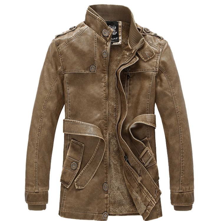Autumn Motorbike Jacket Men's  - مراجعة Leather Work Jacket Mens وسعره
